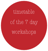 timetable of the 7 day workshops